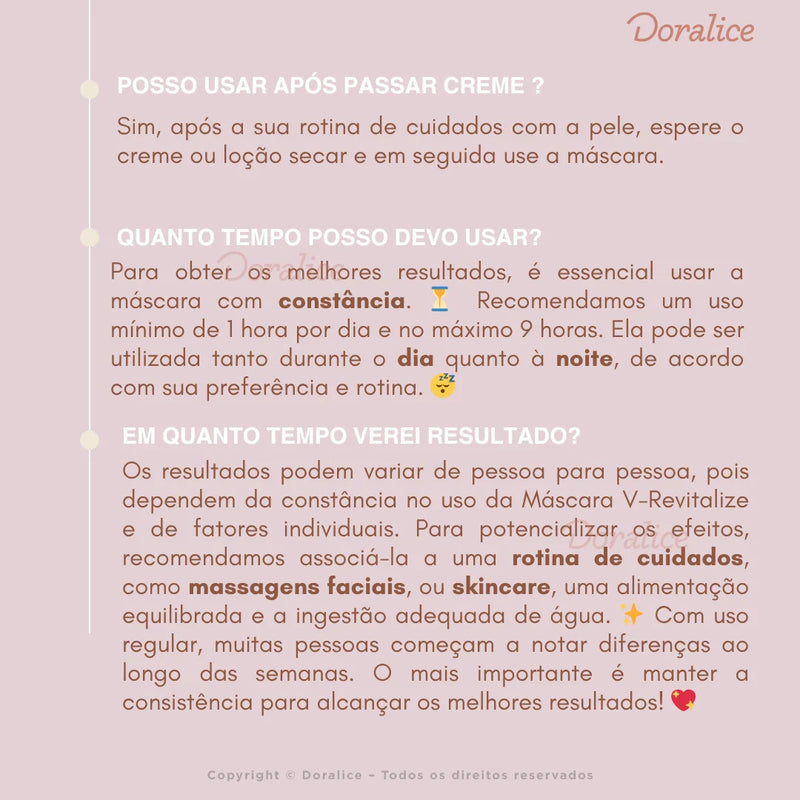 V-Revitalize™ - Máscara de Contorno Facial - Suaviza Rugas, Papada e Modela o Rosto | COMPRE 1 LEVE 2