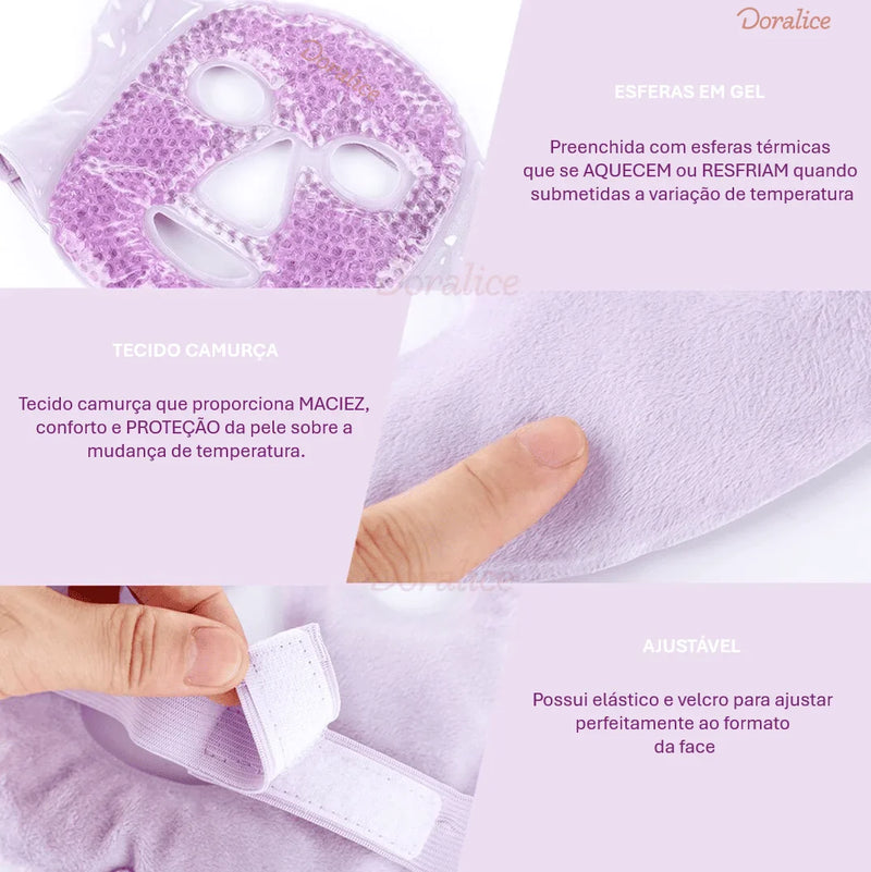 ThermaGlow™ - Máscara de Terapia Térmica Facial
