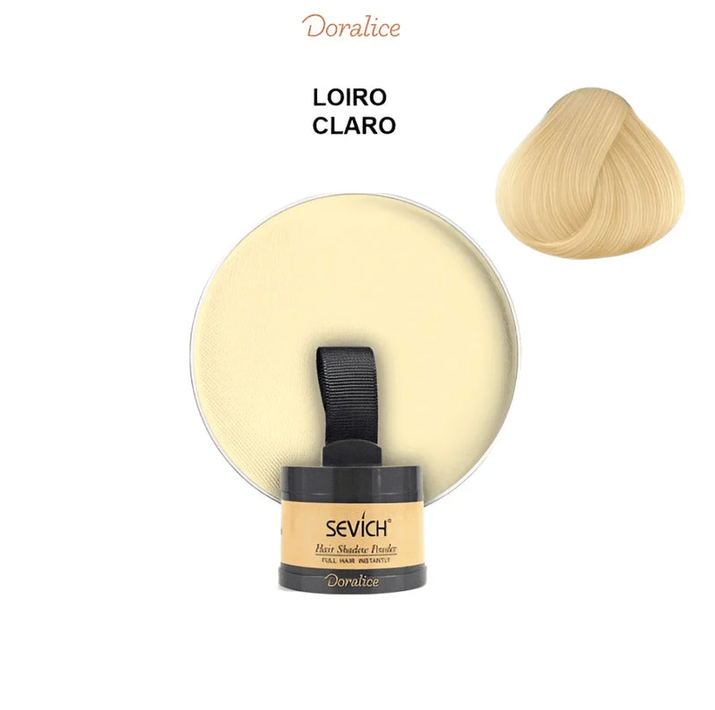Tinta de cabelo em pó - Sevich Hair esconde falhas de cabelo