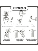 Dispensador Portátil 3 em 1 para Cremes, Shampoo e Loções