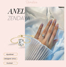 Anel Zendaya Ajustável -  Banhado a Ouro 18K - COMPRE 1 E LEVE 2